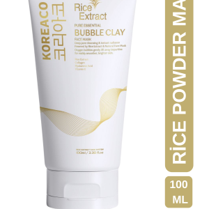 Pirinç Özlü Mucize Bubble Clay Yüz Maskesi | Beyazlatıcı Aydınlatıcı Köpüren Yüz Maskesi 100 ml